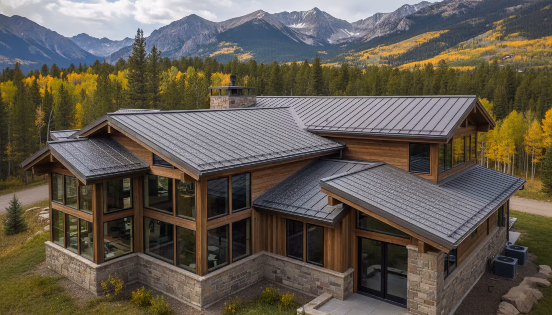 Ahwahnee, Colorado roofing and exterior project by Black Knight Roofing